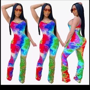 Adult Tie-Dye Jumpsuit